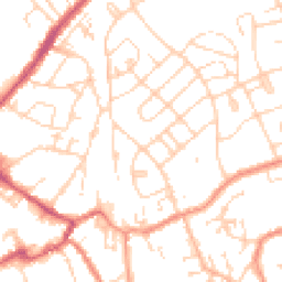 Daytime road noise heatmap for HU17 0BQ