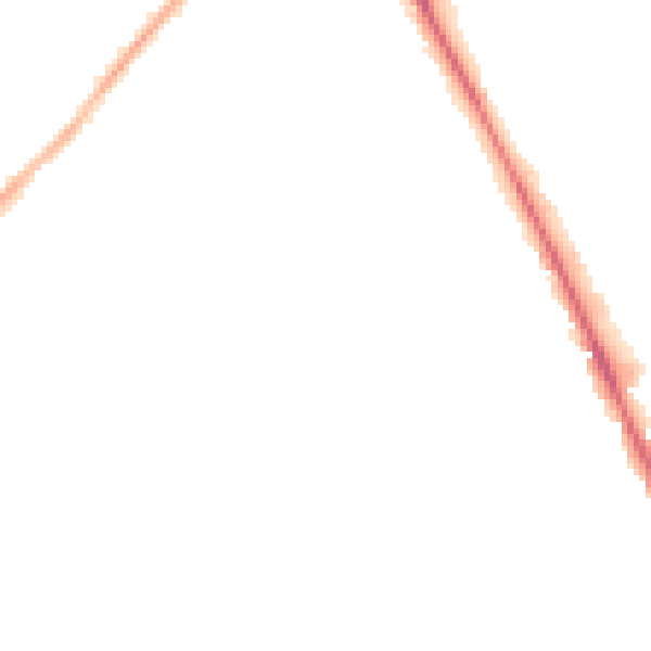 Night-time road noise heatmap for HU17 0BS