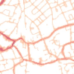 Daytime road noise heatmap for HU17 0BW