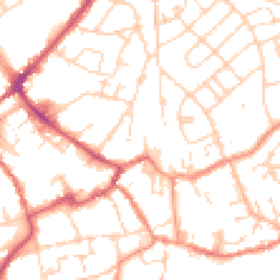 Daytime road noise heatmap for HU17 0DA