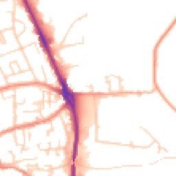 Daytime road noise heatmap for HU17 0DD