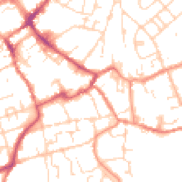 Daytime road noise heatmap for HU17 0DH