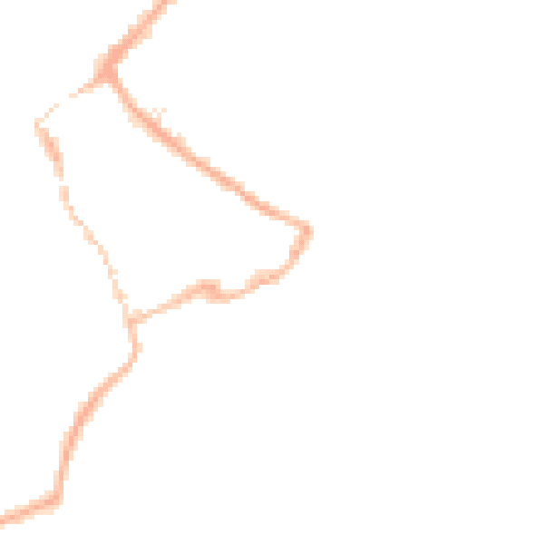 Night-time road noise heatmap for HU17 0DJ