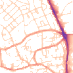 Daytime road noise heatmap for HU17 0DQ