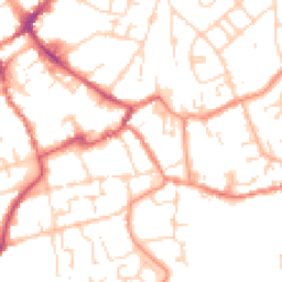 Daytime road noise heatmap for HU17 0DT