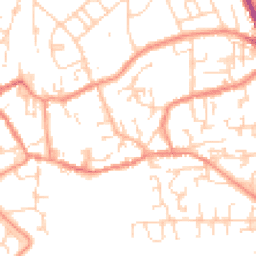 Daytime road noise heatmap for HU17 0FX