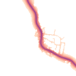 Daytime road noise heatmap for HU17 0GP