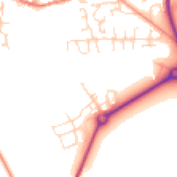 Daytime road noise heatmap for HU17 0GQ