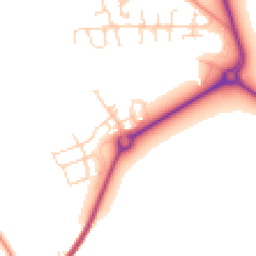 Daytime road noise heatmap for HU17 0GY