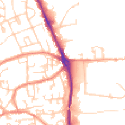 Daytime road noise heatmap for HU17 0HL