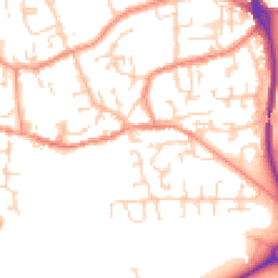 Daytime road noise heatmap for HU17 0PJ