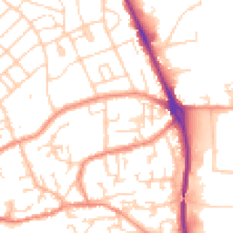 Daytime road noise heatmap for HU17 0QX