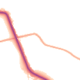 Daytime road noise heatmap for HU17 0SE