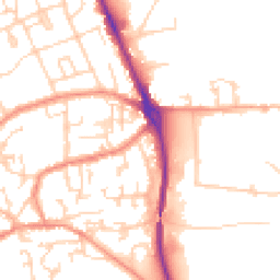 Daytime road noise heatmap for HU17 0TG