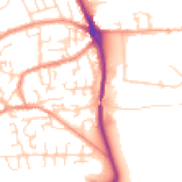 Daytime road noise heatmap for HU17 0TZ