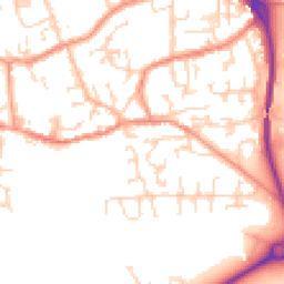 Daytime road noise heatmap for HU17 0UR