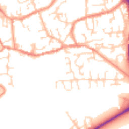 Daytime road noise heatmap for HU17 0WH