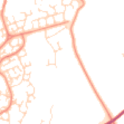 Daytime road noise heatmap for HU17 0XB