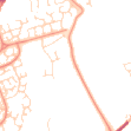 Daytime road noise heatmap for HU17 0XE