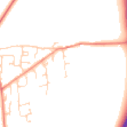 Daytime road noise heatmap for HU17 5AG