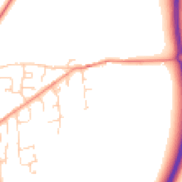 Daytime road noise heatmap for HU17 5AH