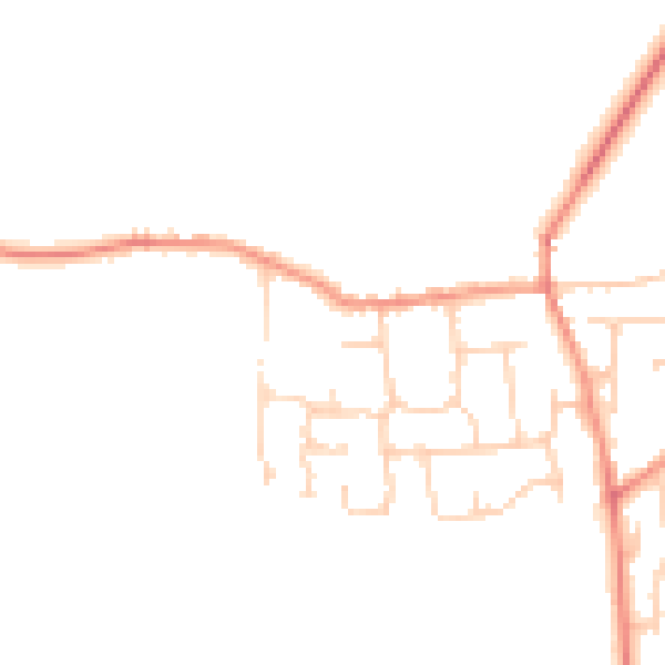Daytime road noise heatmap for HU17 5JZ