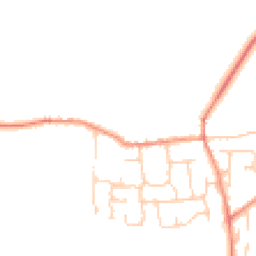 Daytime road noise heatmap for HU17 5LL