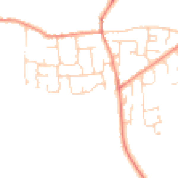 Daytime road noise heatmap for HU17 5LX