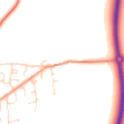 Daytime road noise heatmap for HU17 5NJ
