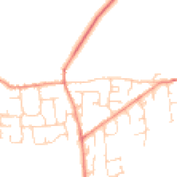 Daytime road noise heatmap for HU17 5NT