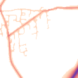 Daytime road noise heatmap for HU17 5PQ