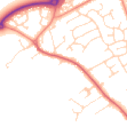 Daytime road noise heatmap for HU17 7EH