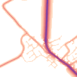 Daytime road noise heatmap for HU17 7FH