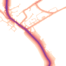Daytime road noise heatmap for HU17 7FP