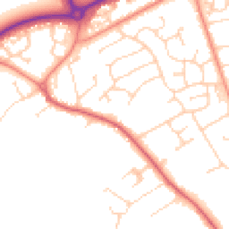 Daytime road noise heatmap for HU17 7FQ