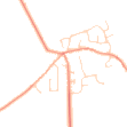 Daytime road noise heatmap for HU17 7FR