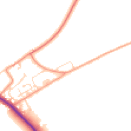 Daytime road noise heatmap for HU17 7LB