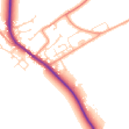 Daytime road noise heatmap for HU17 7LF
