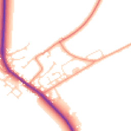 Daytime road noise heatmap for HU17 7LH
