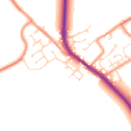 Daytime road noise heatmap for HU17 7LN