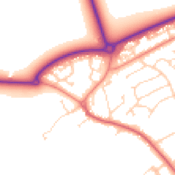 Daytime road noise heatmap for HU17 7LP