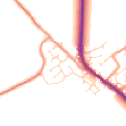 Daytime road noise heatmap for HU17 7NT