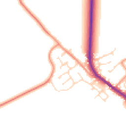Daytime road noise heatmap for HU17 7NX