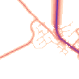 Daytime road noise heatmap for HU17 7NZ