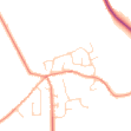 Daytime road noise heatmap for HU17 7RN