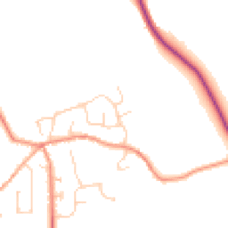 Daytime road noise heatmap for HU17 7RQ