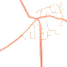Daytime road noise heatmap for HU17 7SG