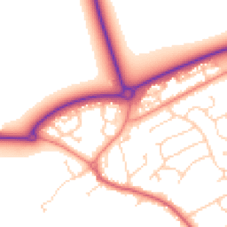 Daytime road noise heatmap for HU17 7SZ