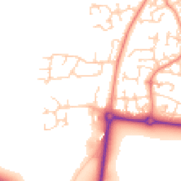 Daytime road noise heatmap for HU17 8FQ