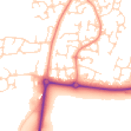 Daytime road noise heatmap for HU17 8GJ